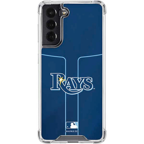 MLB Tampa Bay Rays Alternate/Away Jersey Galaxy S22 Clear Case