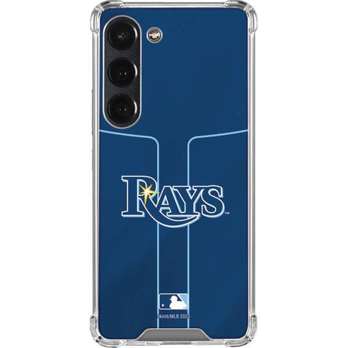 MLB Tampa Bay Rays Alternate/Away Jersey Galaxy S23 Clear Case