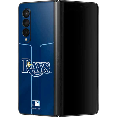 MLB Tampa Bay Rays Alternate/Away Jersey Galaxy Z Fold3 5G Skin