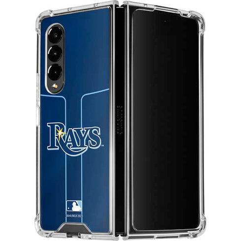 MLB Tampa Bay Rays Alternate/Away Jersey Galaxy Z Fold4 5G Clear Case