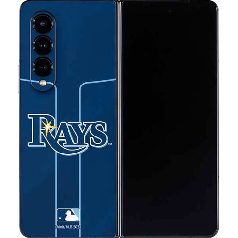 MLB Tampa Bay Rays Alternate/Away Jersey Galaxy Z Fold4 5G Skin