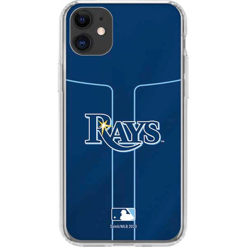 MLB Tampa Bay Rays Alternate/Away Jersey iPhone 11 Clear Case