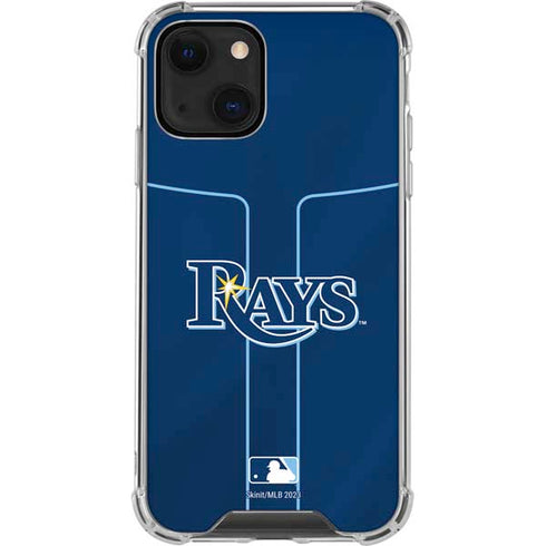 MLB Tampa Bay Rays Alternate/Away Jersey iPhone 15 Plus Clear Case