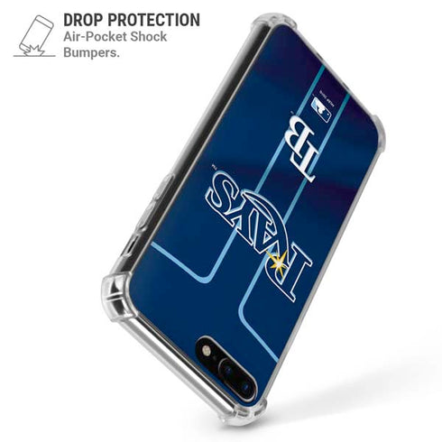 MLB Tampa Bay Rays Alternate/Away Jersey iPhone 7/8 Plus Clear Case