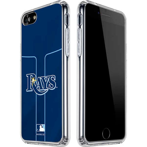 MLB Tampa Bay Rays Alternate/Away Jersey iPhone SE (2nd & 3rd Gen) Clear Case
