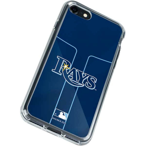 MLB Tampa Bay Rays Alternate/Away Jersey iPhone SE (2nd & 3rd Gen) Clear Case