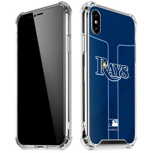 MLB Tampa Bay Rays Alternate/Away Jersey iPhone XS Max Clear Case
