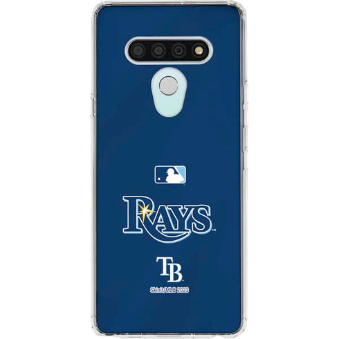 MLB Tampa Bay Rays Alternate/Away Jersey LG Stylo 6 Clear Case