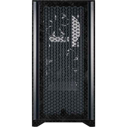 MLB Tampa Bay Rays Dark Wash Corsair 4000D Tempered Glass Mid-Tower ATX Case Skin