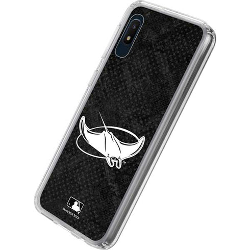 MLB Tampa Bay Rays Dark Wash Galaxy A10e Clear Case