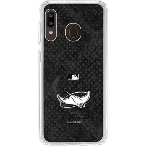 MLB Tampa Bay Rays Dark Wash Galaxy A20 Clear Case