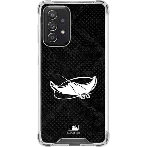 MLB Tampa Bay Rays Dark Wash Galaxy A52 5G Clear Case