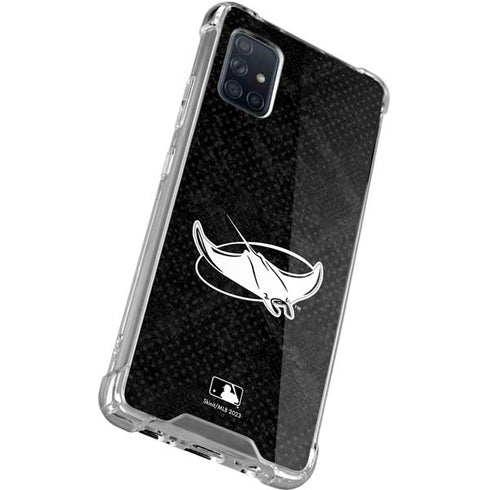 MLB Tampa Bay Rays Dark Wash Galaxy A71 5G Clear Case