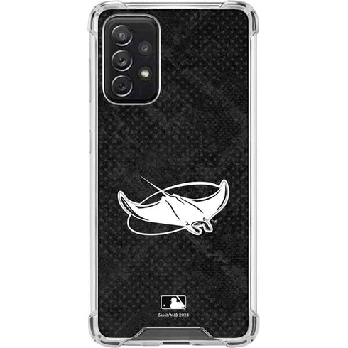MLB Tampa Bay Rays Dark Wash Galaxy A72 5G Clear Case