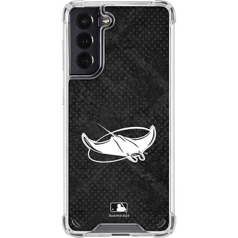 MLB Tampa Bay Rays Dark Wash Galaxy S21 5G Clear Case