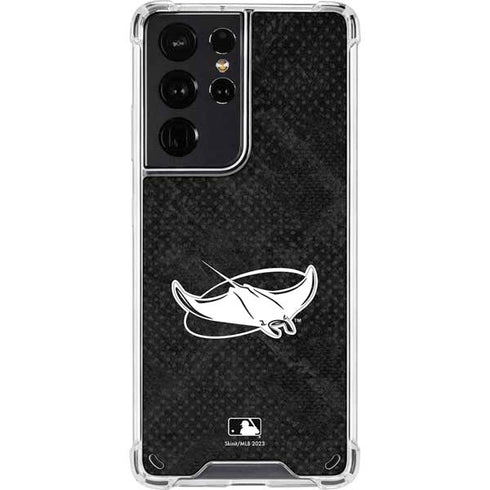 MLB Tampa Bay Rays Dark Wash Galaxy S21 Ultra 5G Clear Case