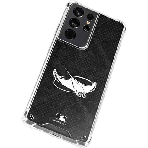 MLB Tampa Bay Rays Dark Wash Galaxy S21 Ultra 5G Clear Case