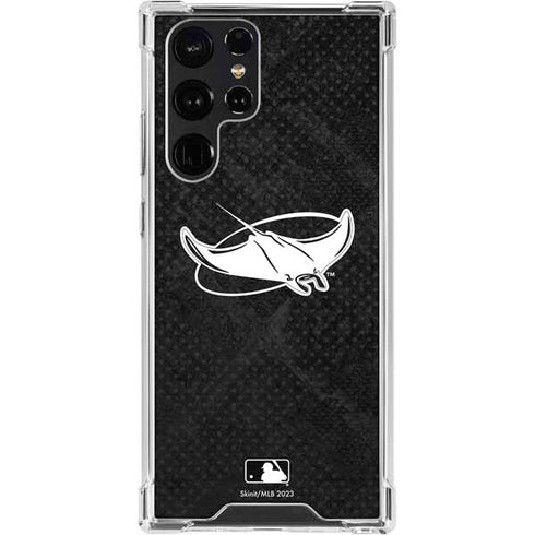 MLB Tampa Bay Rays Dark Wash Galaxy S24 Ultra Clear Case