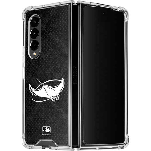 MLB Tampa Bay Rays Dark Wash Galaxy Z Fold4 5G Clear Case