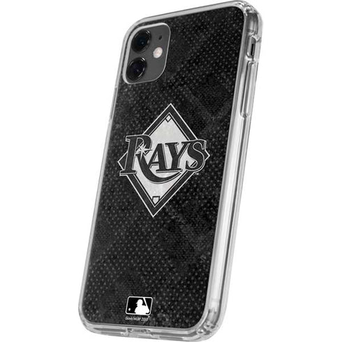 MLB Tampa Bay Rays Dark Wash iPhone 11 Clear Case