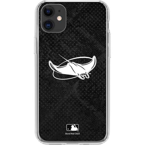MLB Tampa Bay Rays Dark Wash iPhone 11 Clear Case