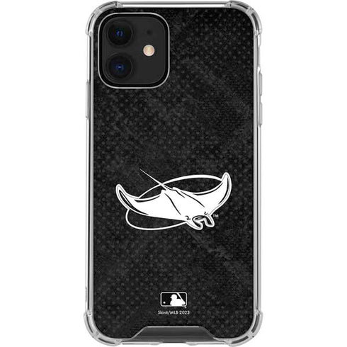 MLB Tampa Bay Rays Dark Wash iPhone 12 Mini Clear Case