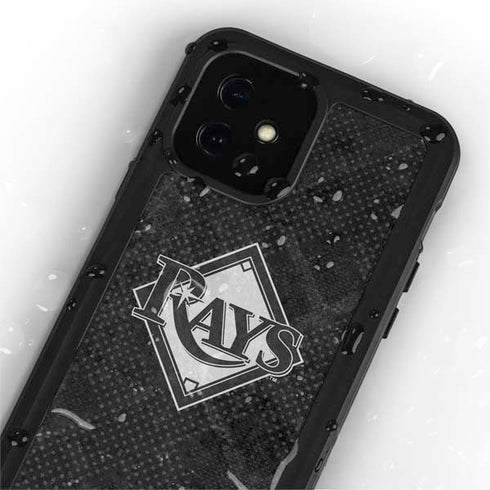 MLB Tampa Bay Rays Dark Wash iPhone 12 Mini Waterproof Case