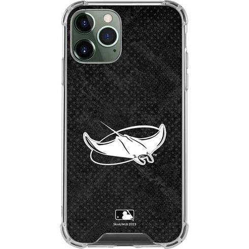MLB Tampa Bay Rays Dark Wash iPhone 12 Pro Clear Case