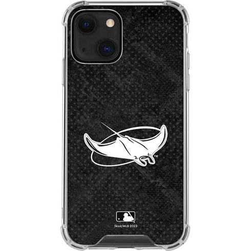 MLB Tampa Bay Rays Dark Wash iPhone 13 Clear Case