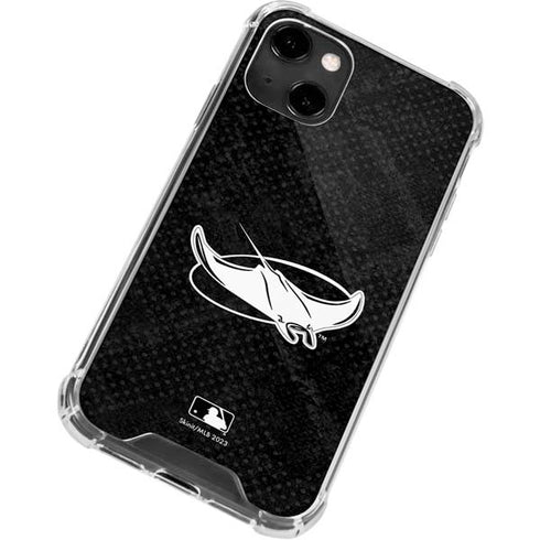 MLB Tampa Bay Rays Dark Wash iPhone 13 Clear Case