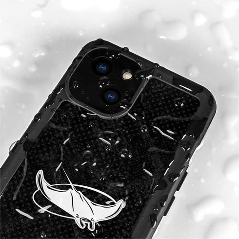 MLB Tampa Bay Rays Dark Wash iPhone 13 Mini Waterproof Case