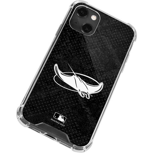 MLB Tampa Bay Rays Dark Wash iPhone 15 Plus Clear Case