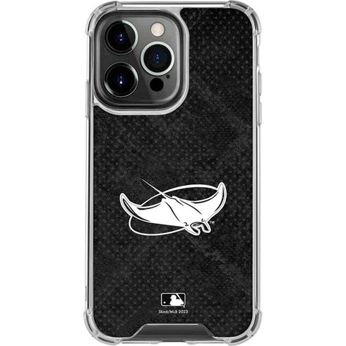 MLB Tampa Bay Rays Dark Wash iPhone 15 Pro Clear Case