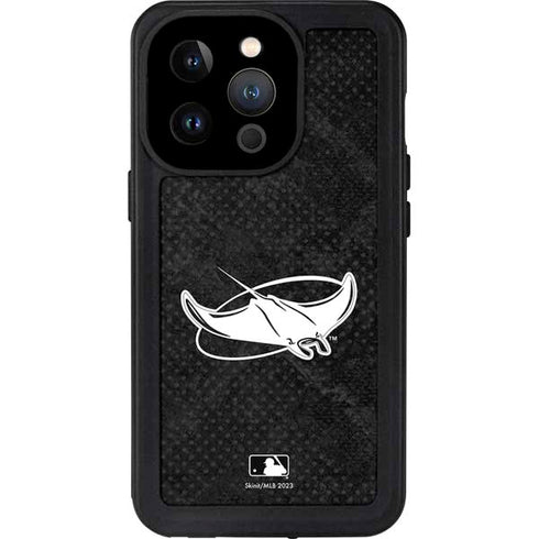 MLB Tampa Bay Rays Dark Wash iPhone 14 Pro Waterproof Case