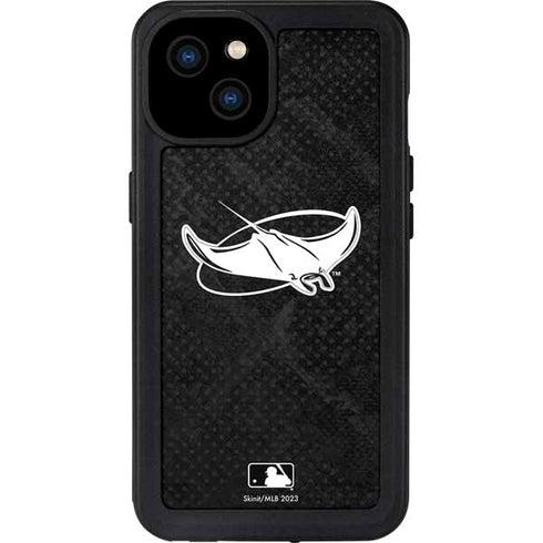 MLB Tampa Bay Rays Dark Wash iPhone 15 Plus Waterproof Case