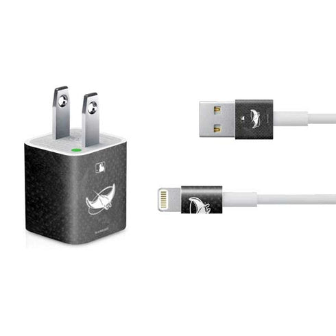 MLB Tampa Bay Rays Dark Wash iPhone Charger (5W USB) Skin