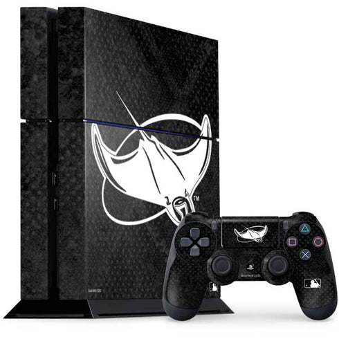 MLB Tampa Bay Rays Dark Wash PS4 Console and Controller Bundle Skin