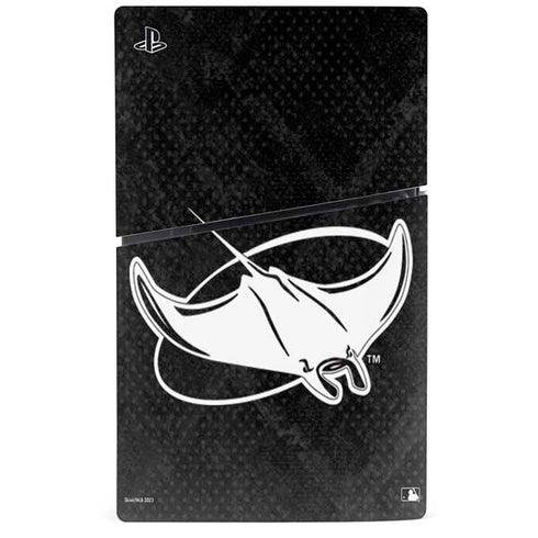 MLB Tampa Bay Rays Dark Wash PS5 Slim Digital Edition Bundle Skin