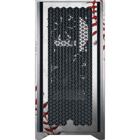 MLB Tampa Bay Rays Game Ball Corsair 4000D Tempered Glass Mid-Tower ATX Case Skin