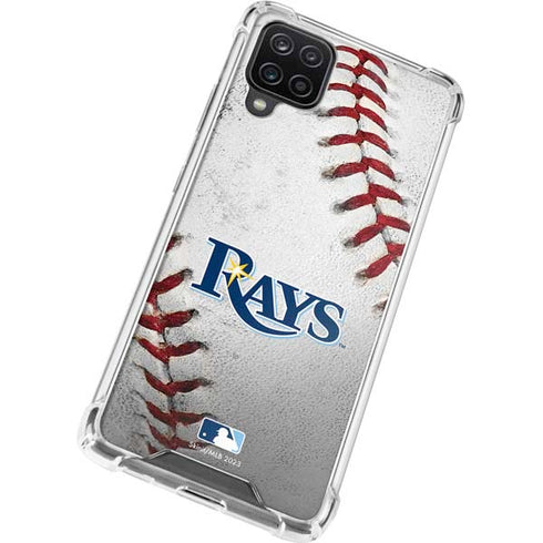 MLB Tampa Bay Rays Game Ball Galaxy A12 Clear Case