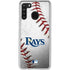 MLB Tampa Bay Rays Game Ball Galaxy A21 Clear Case