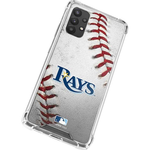 MLB Tampa Bay Rays Game Ball Galaxy A32 5G Clear Case