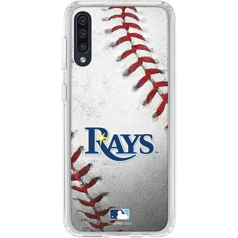 MLB Tampa Bay Rays Game Ball Galaxy A50 Clear Case