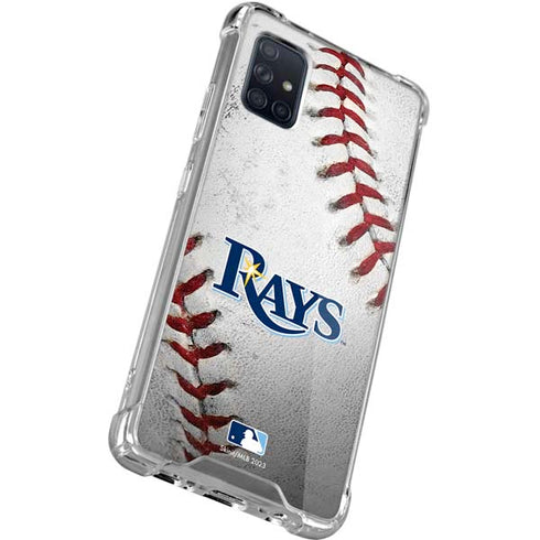 MLB Tampa Bay Rays Game Ball Galaxy A71 5G Clear Case