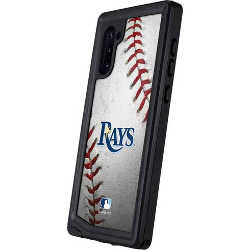 MLB Tampa Bay Rays Game Ball Galaxy Note 10 Waterproof Case