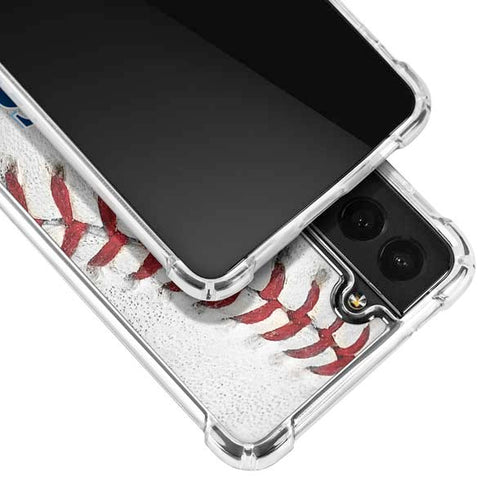 MLB Tampa Bay Rays Game Ball Galaxy S21 FE Clear Case