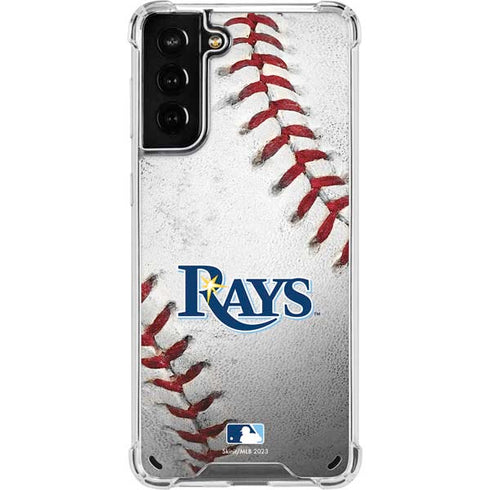 MLB Tampa Bay Rays Game Ball Galaxy S21 Plus 5G Clear Case