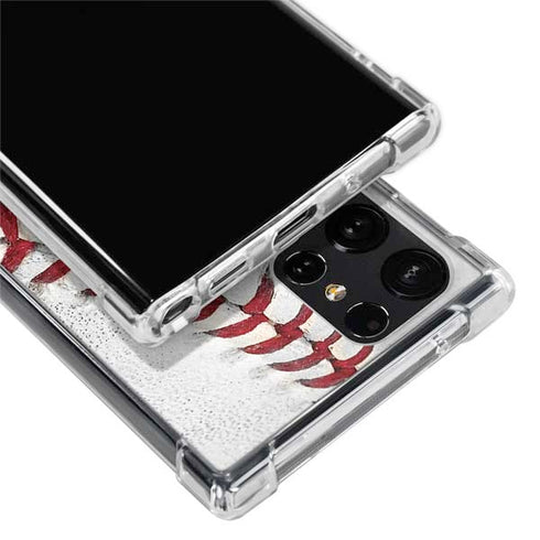 MLB Tampa Bay Rays Game Ball Galaxy S22 Ultra Clear Case