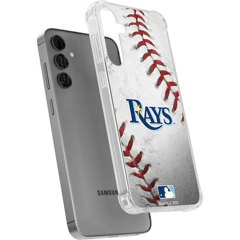 MLB Tampa Bay Rays Game Ball Galaxy S24 Plus Clear Case