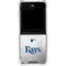 MLB Tampa Bay Rays Game Ball Galaxy Z Flip5 5G Clear Case